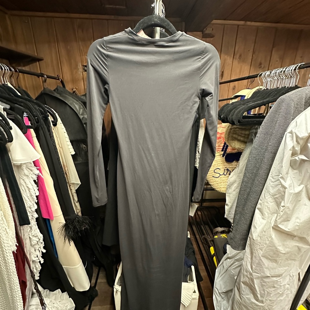 Skims black dress